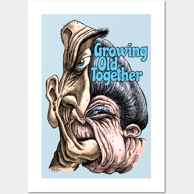 Growing Old Together Wall Art by Preston11